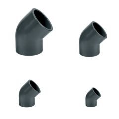 PVC Pressure Pipe 45 Elbow