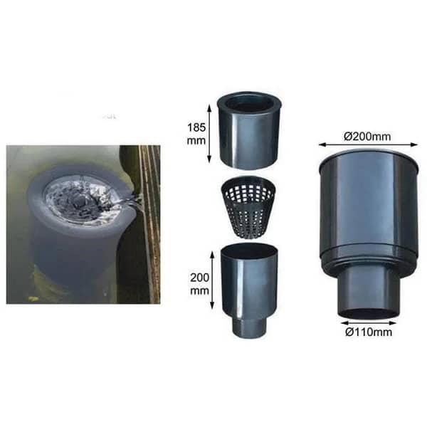 Floating Surface Pond Skimmer XL measurements