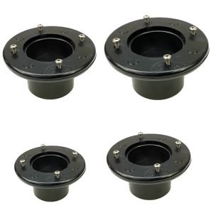 Black-Waste-Flanged-Tank-Connectors