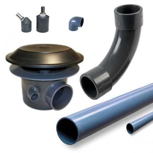 Spindrifter Aerated Bottom Drain pond construcition cotswold koi