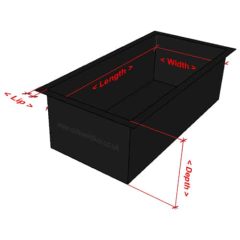 box welded pond liners