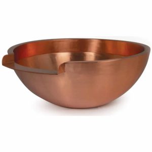 Oase Round Copper Bowl With Large Spillway