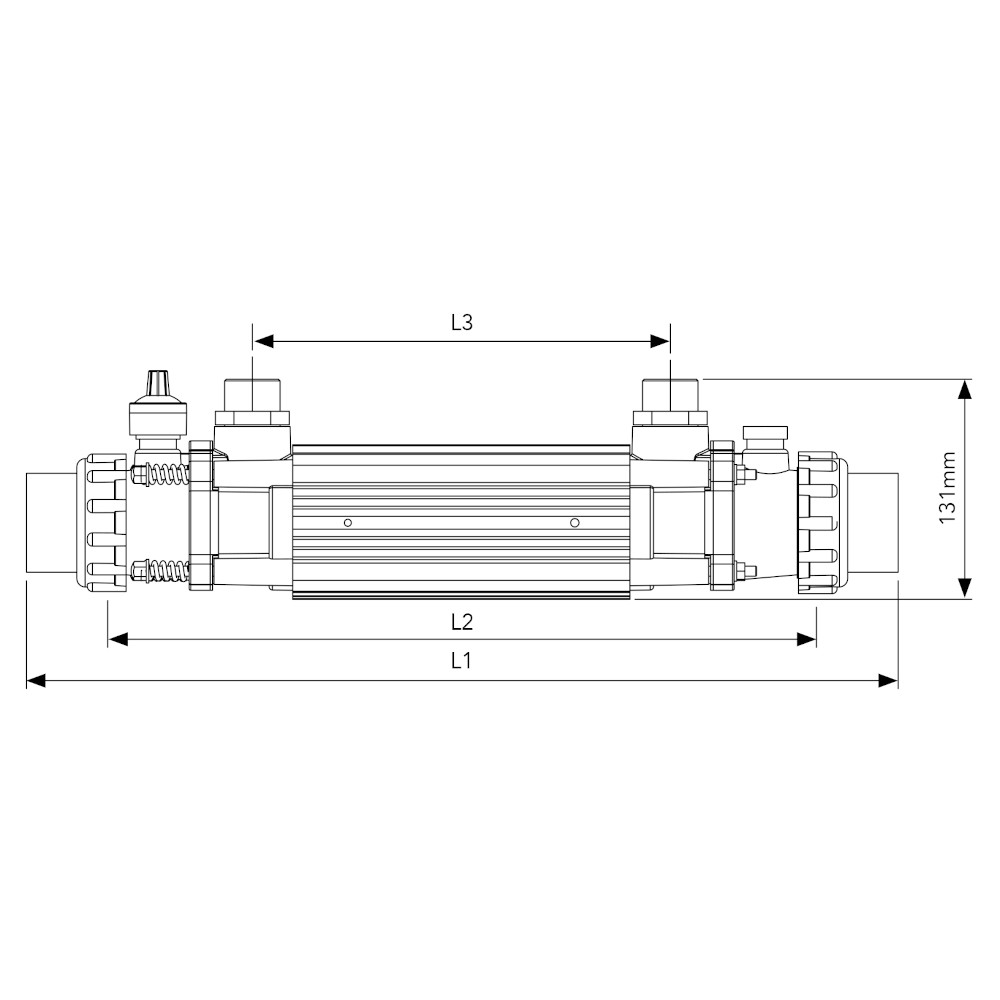 Elecro G2 Titanium Heat Exchangers dimensions Elecro G2 Titanium Heat Exchangers dimensions
