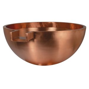 Oase Large Copper Bowl With Small Spillway