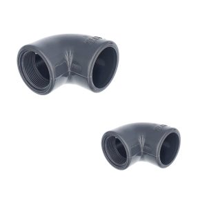 PVC Imperial Pressure Pipe 90 Elbow-Female Thread