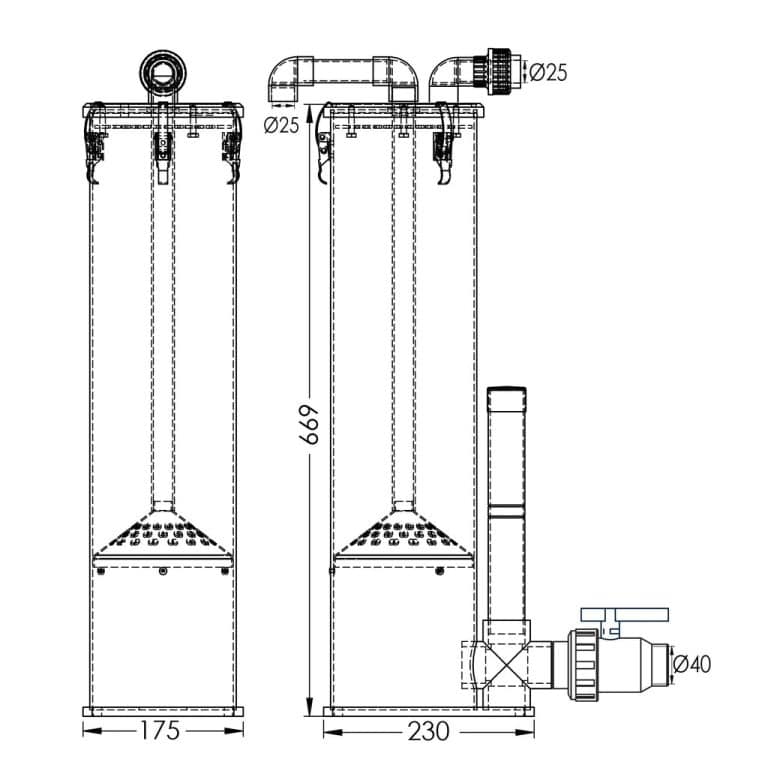 Aquaforte Tornado III Protein Skimmer Cotswold Koi