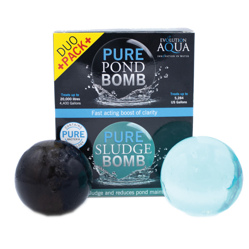 Evolution Aqua Pure Pond Bomb & Sludge Bomb Duo Pack