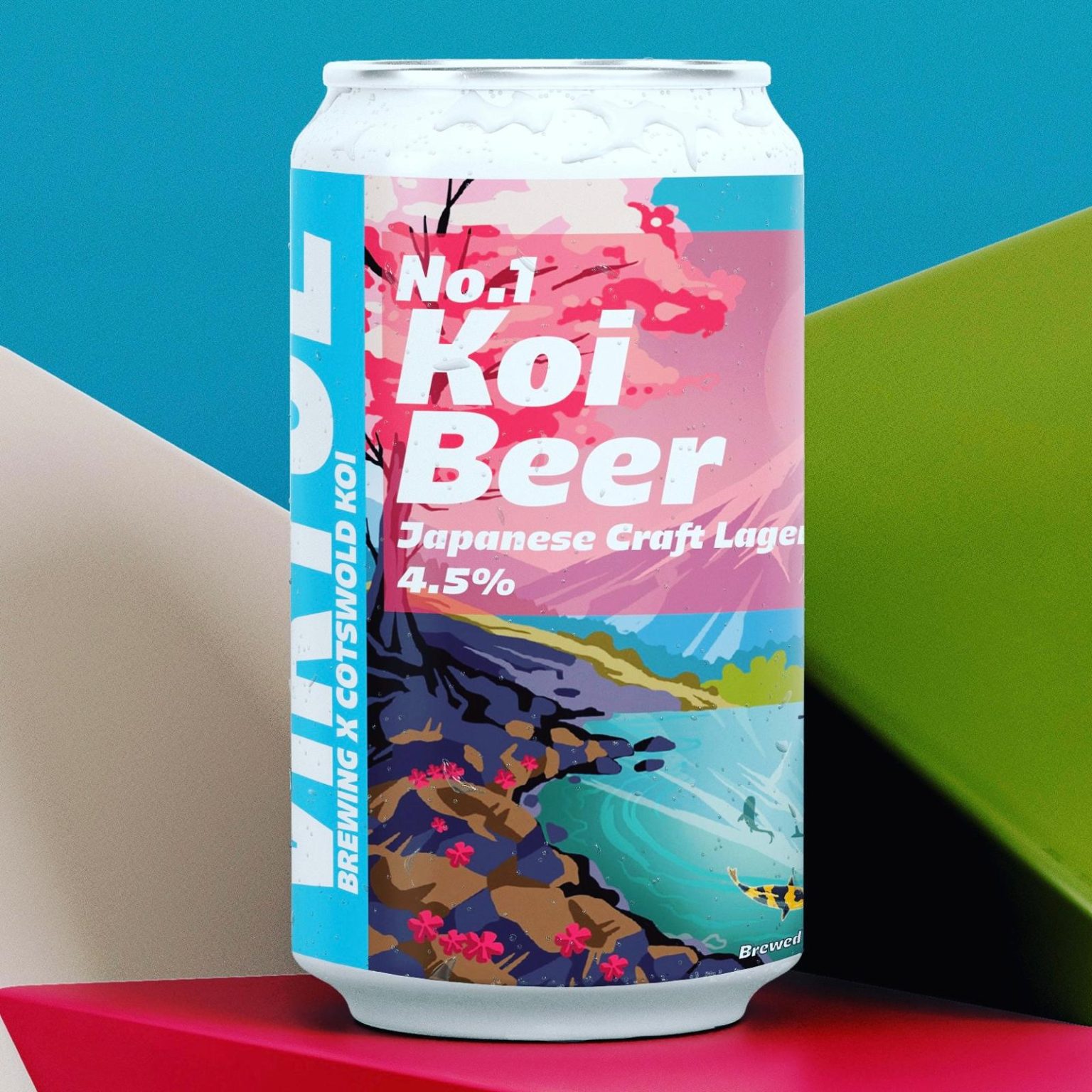 No.1 Koi Beer Japanese Craft Lager Cotswold Koi