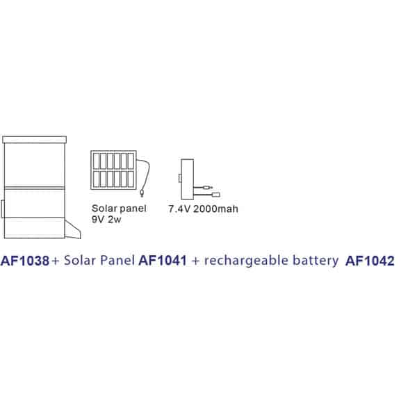 AquaForte Solar Panel For 8ltr Feeder details AquaForte Solar Panel For 8ltr Feeder details