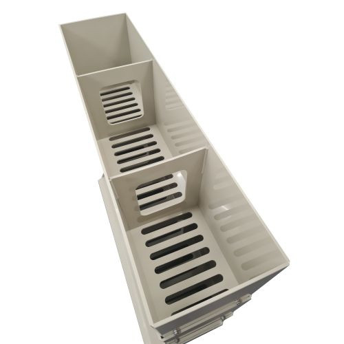 Burtons Large 3 Tier Plastic Shower inside