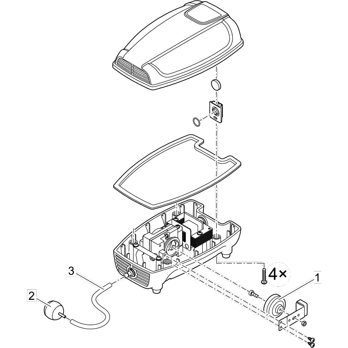 Oase AquaOxy 250 Spare Parts diagram Oase AquaOxy 250 Spare Parts diagram