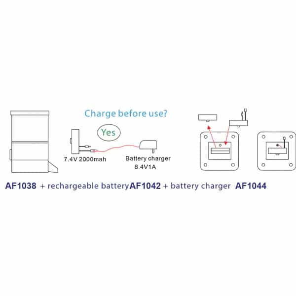 AquaForte Rechargeable Battery Pack For 8ltr Feeder technical data
